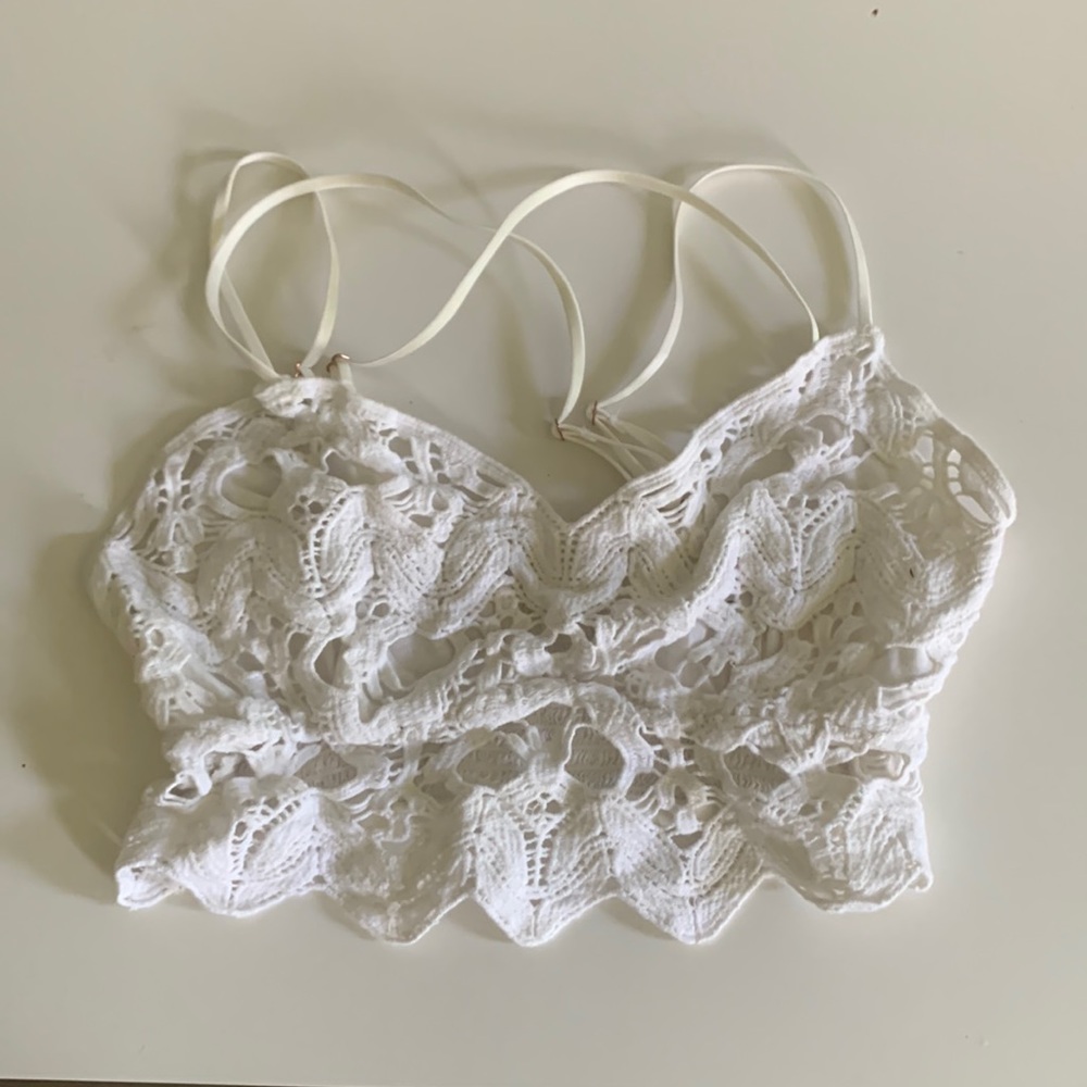 White Lace bra top